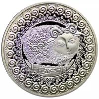 Монета Банк Белоруссии Знаки Зодиака - Овен 1 рубль 2009 года