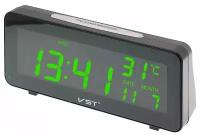 Часы с термометром VST 763W