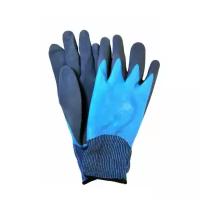 Нейлоновые рабочие перчатки с двойным покрытием из вспененного латекса #589