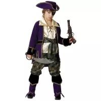 Карнавальный костюм Капитан Пиратов (Коричневый, 12 лет / 152 см)