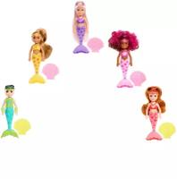 Кукла-сюрприз Barbie Chelsea Color Reveal Rainbow Mermaid Series, HCC75