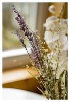 Искусственные цветы лавандовый букет, лиловый, декоративная ветка, пластик, 75 см, Kaemingk 802213-лиловый