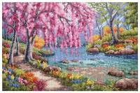 Dimensions Набор для вышивания Cherry Blossom Creek (Вишня в цвету) 38 х 25 см (70-35374)