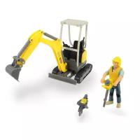Игровой набор Dickie Toys Дорожный строитель, малый, 6 аксессуаров, Playlife, свет и звук, 19,5 см (3832003)