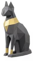 3D-конструктор оригами Paperraz "Кошка Бастет" (графитовый)