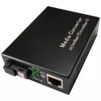 Медиаконвертер 10/100-Base-T - 100Base-FX, Tx/Rx: 1310/1550нм, поддержка LFP (DIP), БП AC, DC