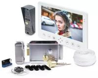 Комплект IP AHD Wi-Fi видеодомофон - замок: Eplutus EP-4815 с записью и Anxing Lock-Зенит и вызывная панель - замок домофон в подарочной упаковке