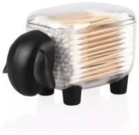 Контейнер овечка для хранения мелочей / Мини органайзер для хранения ватных палочек, зубочисток, канцелярии