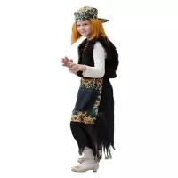 Карнавальный костюм Баба Яга детский, арт.1126 размер:122-134 см (5-7 лет)
