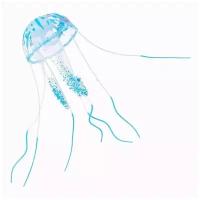 Искусственная медуза из силикона для аквариума