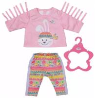 Zapf Creation Комплект одежды для куклы Baby Born 830178 розовый