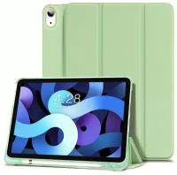 Чехол книжка CCCASE для Apple iPad Air 4 10.9 (2020) / iPad Air 5 10.9 (2022) с отделением для стилуса, цвет: светло-зеленый