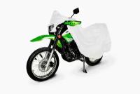 Чехол тент для мотоцикла, размер S (длина 1800мм, ширина 890мм, высота 1190мм) белый