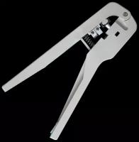 Оптиком электрик / Устройство обжимное для телефонных штекеров RJ-45, цвет серый
