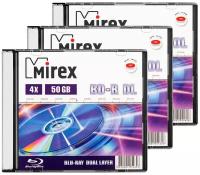 Диск Mirex BD-R 50Gb 4x, slim box