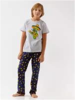 Пижама для мальчика с принтом MOR, MOR-05-007-007181-M-G