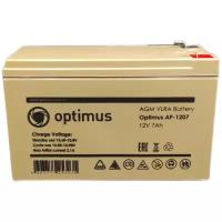 Аккумулятор (Аккумуляторная батарея) Optimus AP-1207 12В 7а/ч для эхолотов