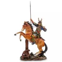 Статуэтка Veronese Самурай на коне, 33 см разноцветный