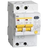 Дифференциальный автомат IEK АД 12 2П 100 мА C 4.5 кА AC электромеханический 25 А