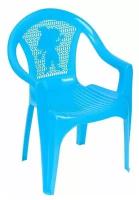 Кресло детское, 380х350х535 мм, цвет голубой