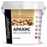 DopDrops паста арахисовая без добавок, 1 кг