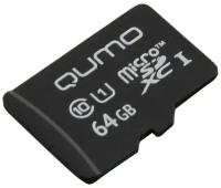 Карта памяти MicroSD 64гб QUMO QM64GMICSDXC10U1NA