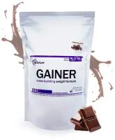 Гейнер Gainer от Ferrum Nutrition / Белково - углеводная смесь / Для набора массы / вкус: шоколад. 1000 грамм