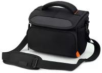 Чехол-сумка MyPads TC-1330 для фотоаппарата Sony Cyber-shot DSC-HX350/ HX400/ HX400V из качественной износостойкой влагозащитной ткани черный