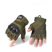 Тактические перчатки беспалые Army Tactical Gloves Зеленые Oliva M