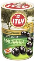 ITLV Маслины черные Selecto без косточки, 425 мл
