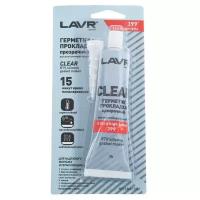 Герметик-прокладка CLEAR LAVR RTV, прозрачный, высокотемпературный, силиконовый, 70г,Ln1740
