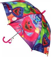 Зонт детский Хаги Ваги 45 см Играем вместе полуавтомат, со свистком