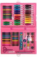 Набор для творчества для девочек, набор для рисования 86 предметов розовый