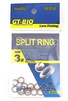 GT-Bio, Заводные кольца Split Ring FDR-L3, №3, 18кг, 16шт.