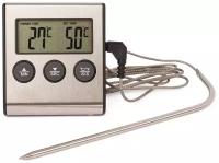 Кулинарный электронный термометр TP700 с выносным щупом, таймером и сигнализацией (для духовки, мяса, сыроделия и пр