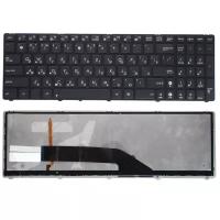 Клавиатура для ноутбука Asus K50 K60 K70 с подсветкой черная