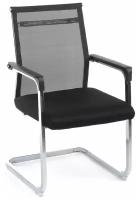 Конференц-кресло Рива Чейр RCH D801E, обивка: текстиль, цвет: сетка черная