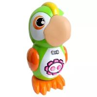Интерактивная развивающая игрушка Play Smart Умный попугай, зеленый/белый/оранжевый