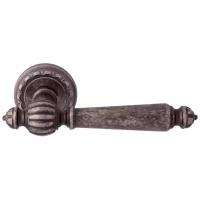 Ручка дверная 235 D Mirella античное серебро