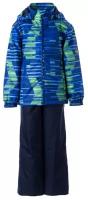 Комплект для мальчика демисезонный YOKO 41190014-32035 Huppa, Размер 122, Цвет 32035-синий с рисунком
