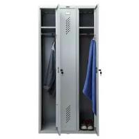 Шкаф для одежды металлический Практик Стандарт LS-31 3 отделения, 1436711