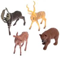 Набор животных Зоомир "Лесные звери", 4 фигурки