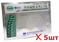 Китайский обезболивающий пластырь ZB Pain Relief Orthopedic Plaster от Bang De Li, 5 шт