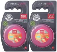 Объемная зубная нить SPLAT Professional DentalFloss с ароматом клубники, 30 м (2 шт)