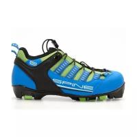 Лыжные ботинки летние Spine Skiroll Classic 10 SNS (синий/черный/салатовый) 2020 38 RU
