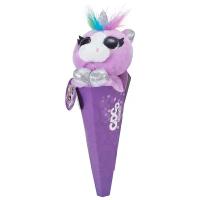 Мягкая игрушка Zuru в конусе Coco Surprise, Единорог фиолетовый, 27 см
