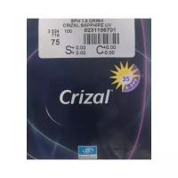 Линза для очков ESSILOR Ormix Crizal Sapphire UV Sph , 1.61, d 65 мм, +3.25, бесцветный