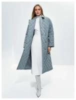 Zarina Стеганое пальто, цвет Изумрудный, размер M (RU 46)