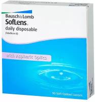 Контактные линзы Bausch & Lomb Soflens Daily Disposable, 90 шт., R 8,6, D -8