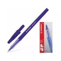 Ручка шариковая STABILO "Liner", ФИОЛЕТОВАЯ, корпус фиолетовый, узел 0,7 мм, линия письма 0,3 мм, 808/55, 7 шт.